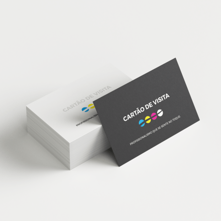 cartão de visita padrão corporativo, 350g