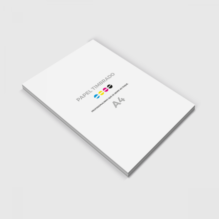 papel timbrado corporativo A4, profissional